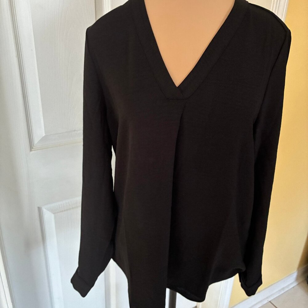 Dalia Black Blouse NWOT